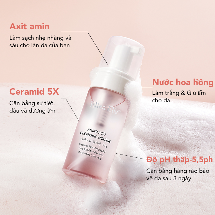 Low Ph Amino Acid Gentle Cleansing Mousse 120ml