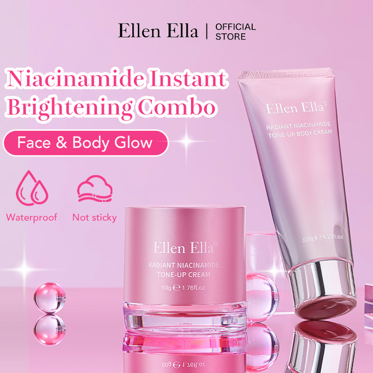 ELLEN ELLA  Niacinamide Instant Brightening Combo-Whitening skin,Even skin tone