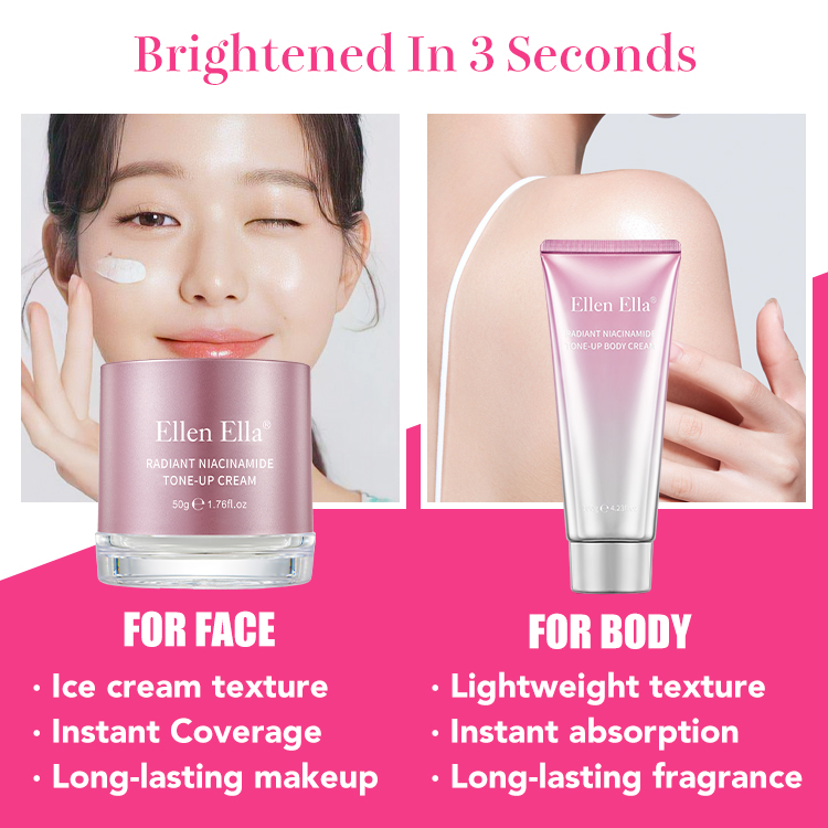 ELLEN ELLA  Niacinamide Instant Brightening Combo-Whitening skin,Even skin tone