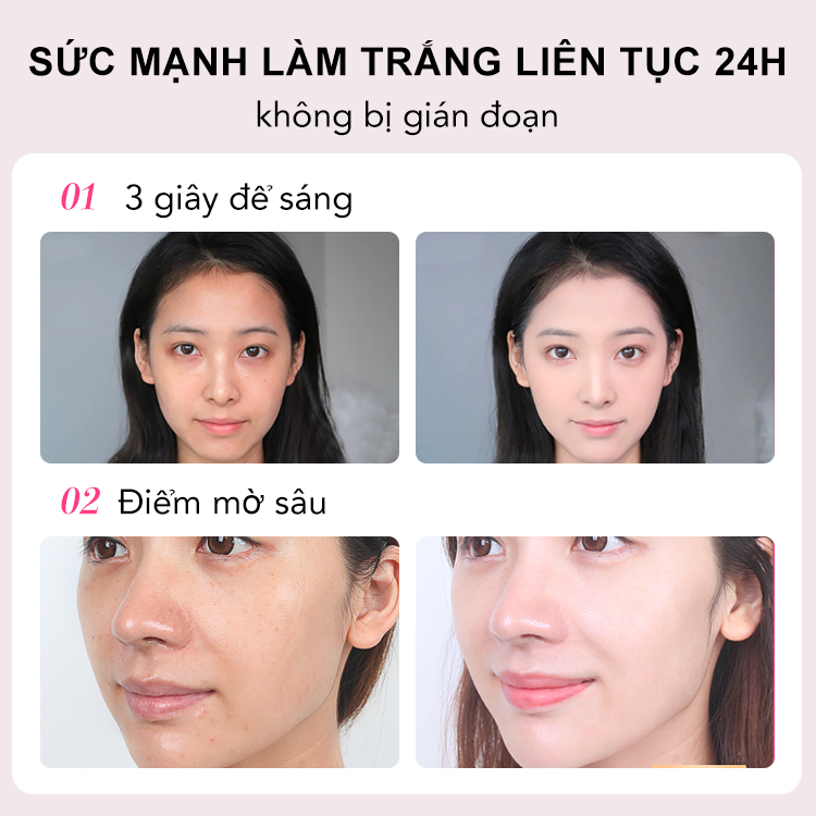 Ellen Ella Làm Trắng & Chống Lão Hóa 2 TRONG 1-Loại bỏ làn da xỉn màu và lão hóa