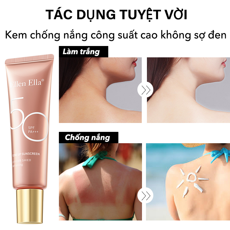 Kem chống nắng nâng cấp mới Ellen Ella Tone Up